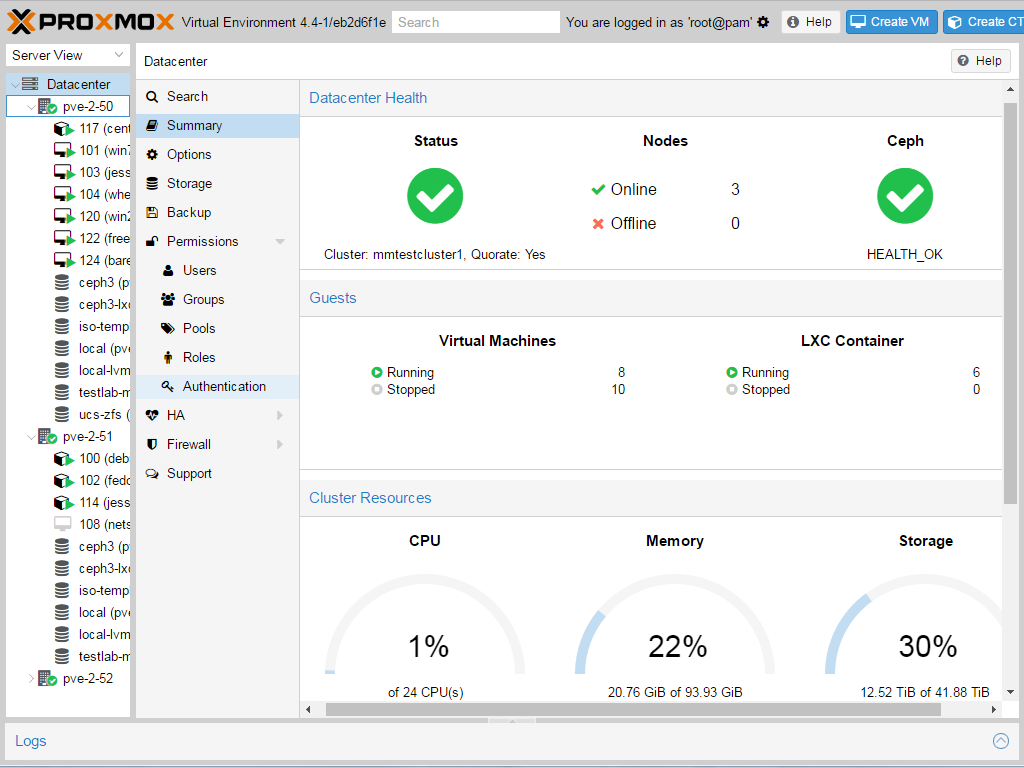 Proxmox-VE-4-4-screenshot-startpage