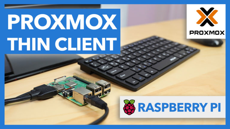 VMs auf dem Pi steuern – Proxmox Thin Client mit Raspberry Pi einrichten