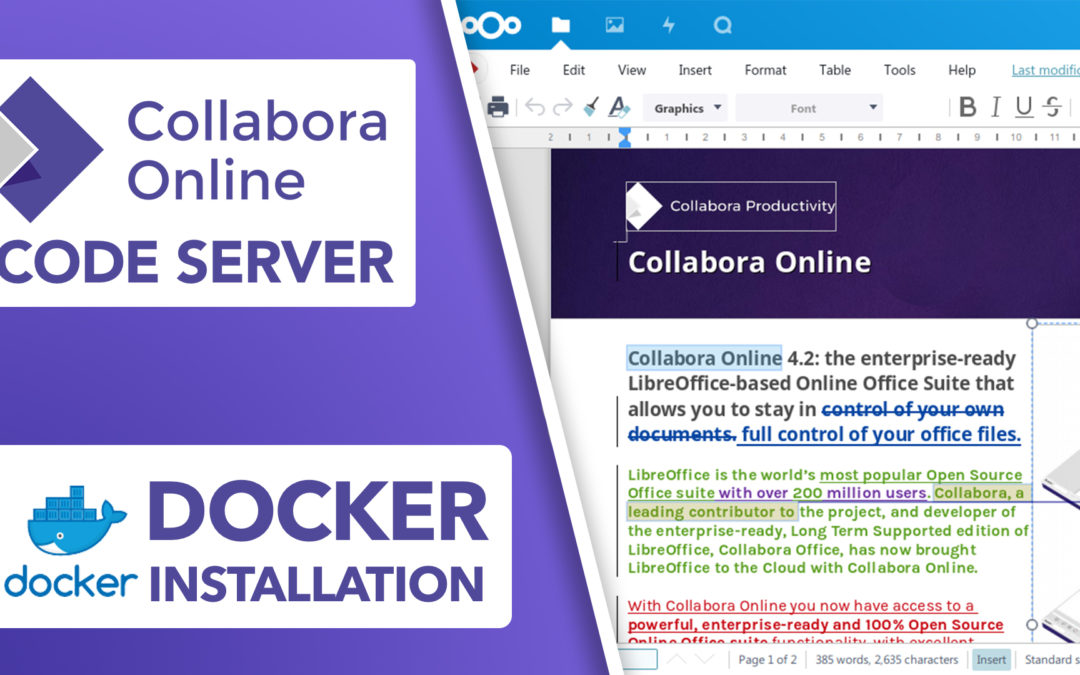 Collabora Online (Nextcloud Office) Code Server Docker Container Installation inkl. Reverse Proxy