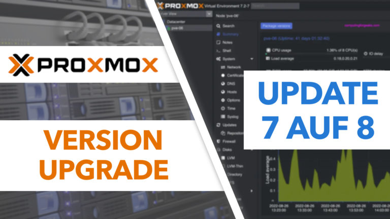 Proxmox 7 auf 8 sicher updaten inkl. Backup-Strategie! Schritt-für-Schritt Anleitung
