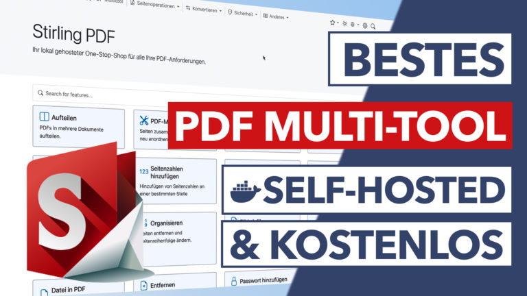 Stirling PDF – Das beste PDF MultiTool! OpenSource und kostenlos